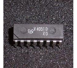 4051 ( V 4051 D = 8-channel Multiplexer / Demultiplexer )